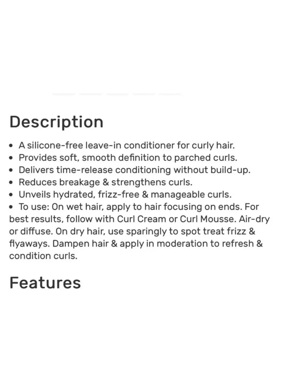 Living Proof CURL Leave In Conditioner for Unisex - 8 oz Hydration anti FRIZZ